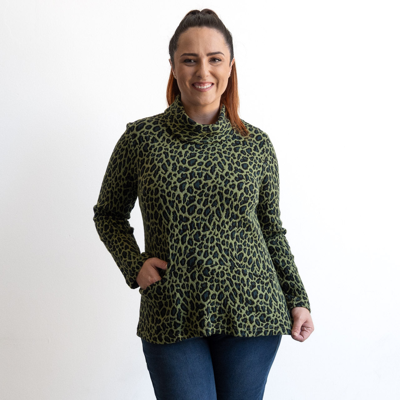 Cowl Neck Knit Top by Orientique - Keqioa - 62806