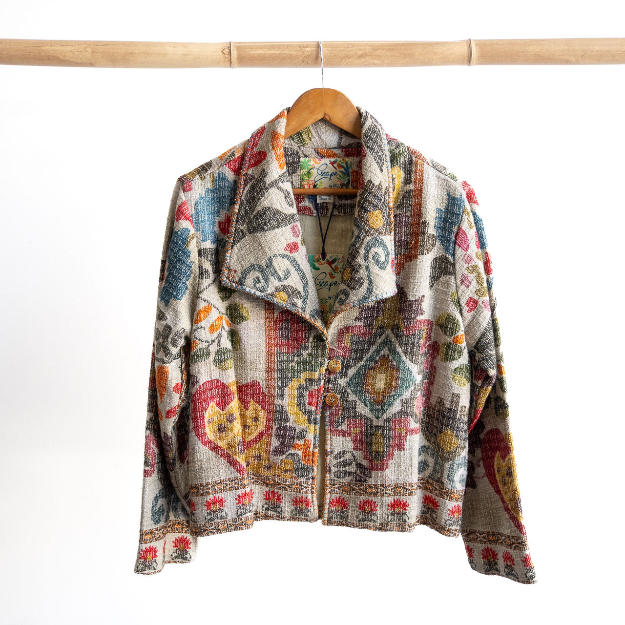 Cropped Gallery Jacket by Escape - Chateau Eza - 32502