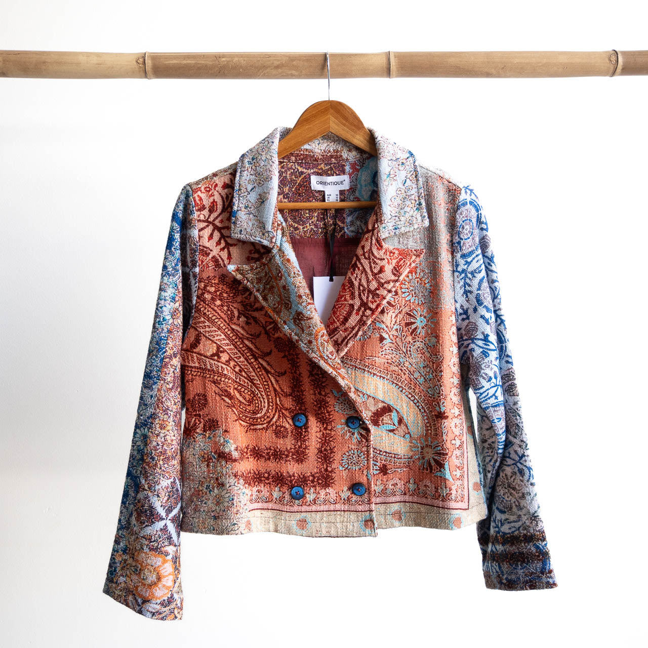 Cropped Gallery Jacket by Orientique - Sanganeer - 62813