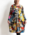 Curves Cotton Knit Dress by Orientique - Porto - 21483
