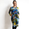 Curves Cotton Knit Dress by Orientique - Abstract - 21483
