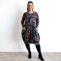 Curves Jersey Dress by Orientique - Ivanova - 91282