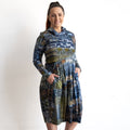 Curves Jersey Dress with Cowl Neck by Orientique Australia - Isfahan - 31049