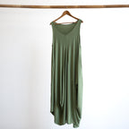 Bamboo Layering Maxi Dress by KOBOMO