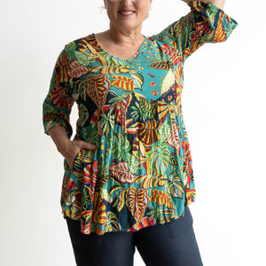 Peak and Pockets Top by Orientique Australia - Calibishe - 32343