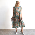 Destiny Tiered Midi Dress - St Michiel - 21841