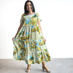 Destiny Tiered Midi Dress by Orientique Australia - Amalfi - 30184