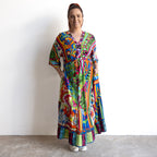 Drawstring Layer Maxi Dress - Bonnieux - 30256