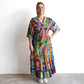 Drawstring Layer Maxi Dress - Bonnieux - 30256
