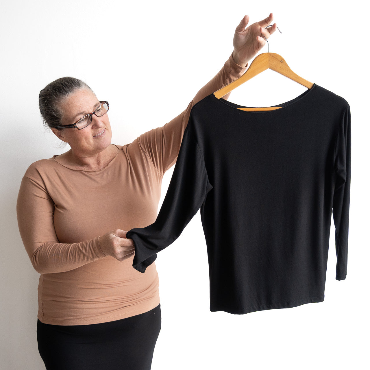Dress Me Up T-Shirt by KOBOMO Bamboo - Long Sleeve