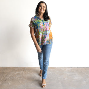 Drifter Short Sleeve Top by Orientique Australia - Miramar - 82215