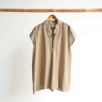 Easy Fit Cotton Cap Sleeve Tunic Top