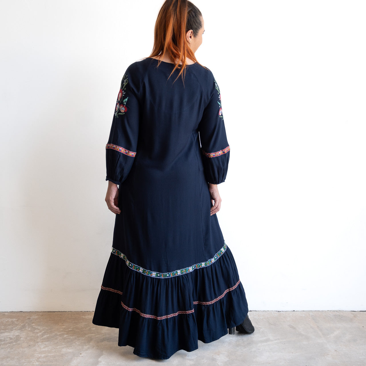 Embroidered Maxi Dress by Orientique - Ivanova - 91283
