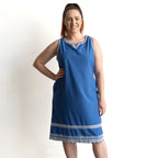 Embroidered Shift Dress by Orientique Australia - 30221