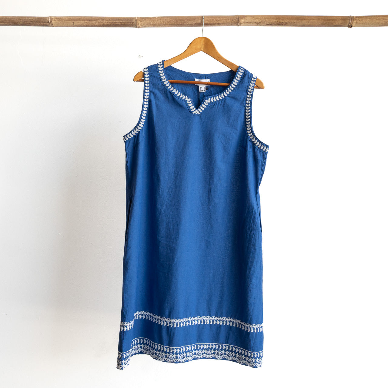 Embroidered Shift Dress by Orientique Australia - 30221