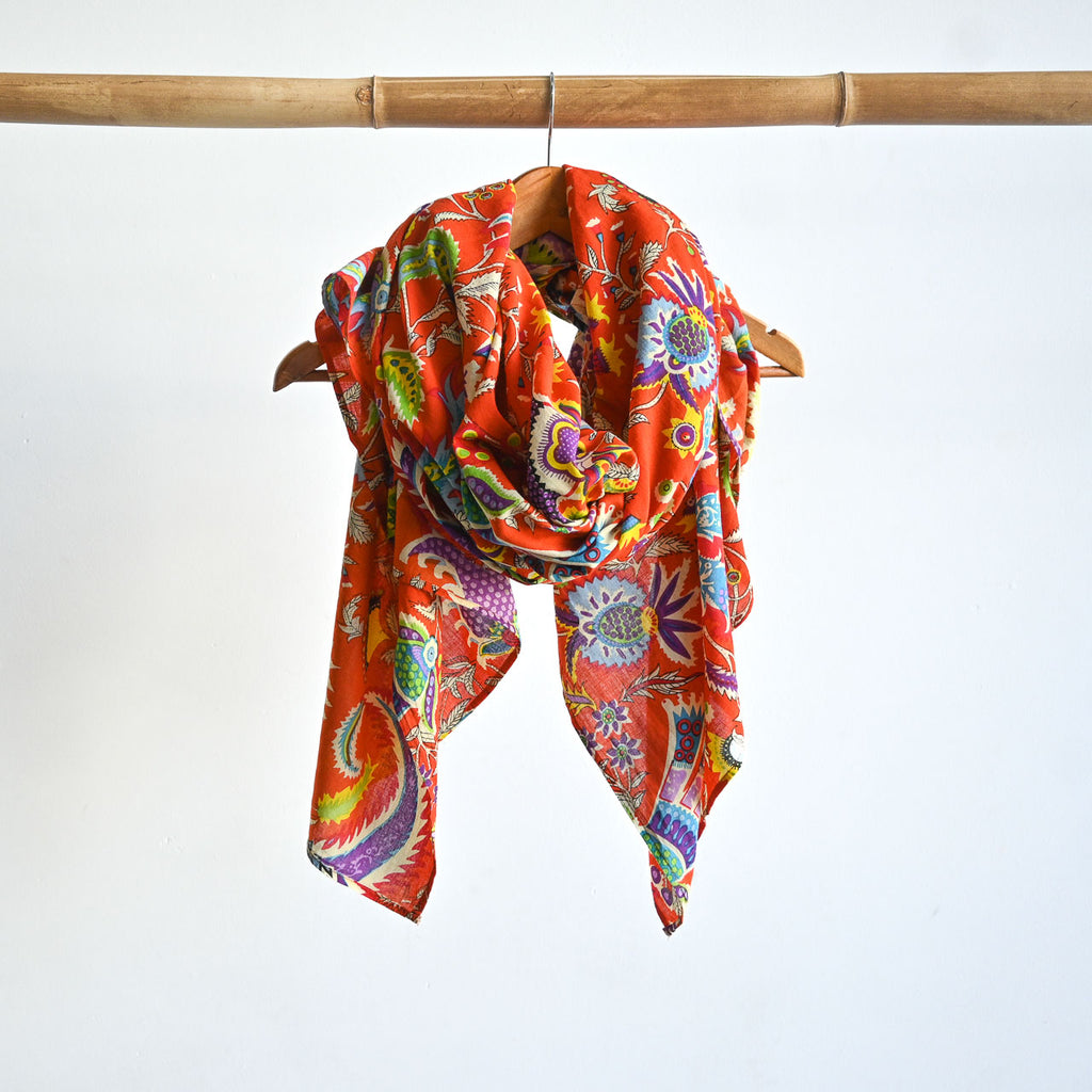 Festival of Fun Scarf - Orange KOBOMO