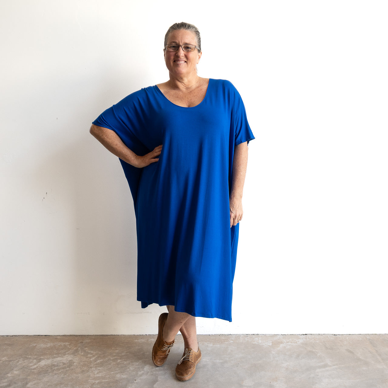 Find Your Flow Drape Dress by KOBOMO Bamboo