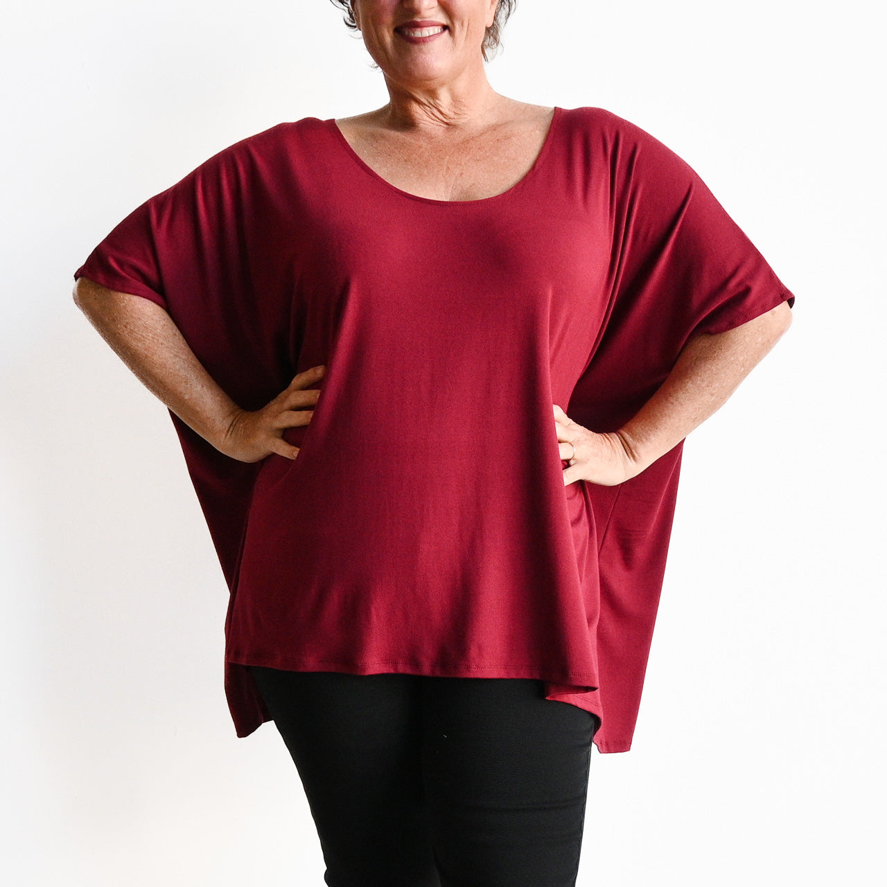 Find Your Flow Drape Top by KOBOMO Bamboo