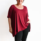 Find Your Flow Drape Top by KOBOMO Bamboo