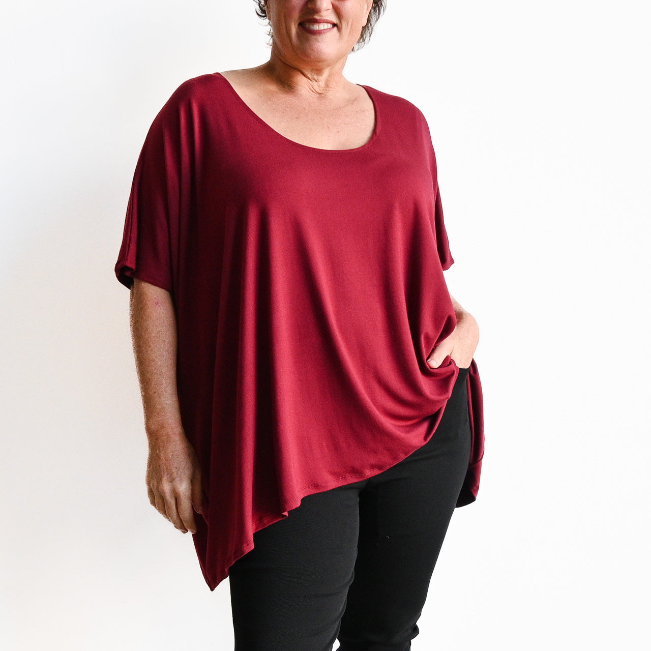Find Your Flow Drape Top by KOBOMO Bamboo
