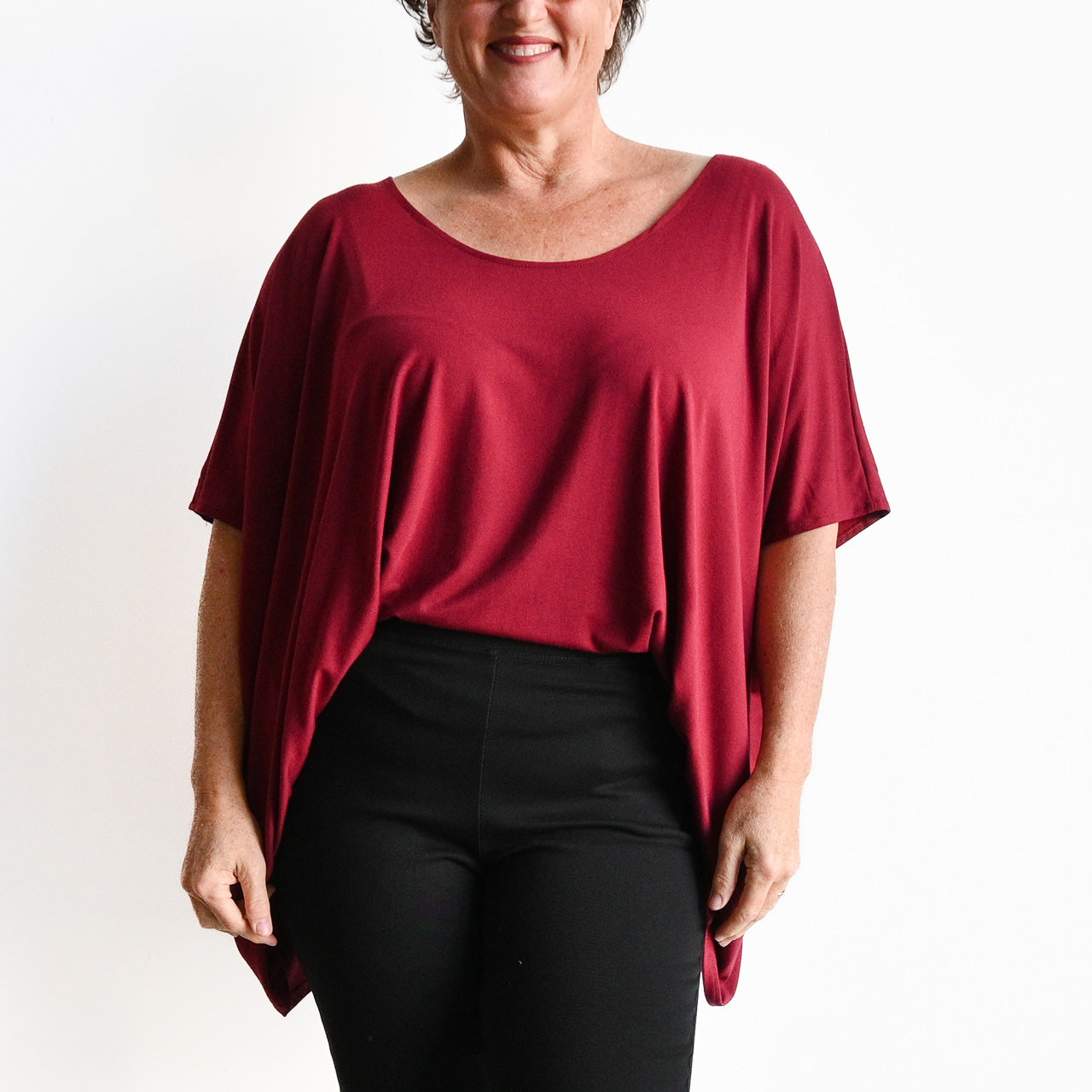 Find Your Flow Drape Top by KOBOMO Bamboo