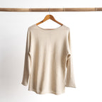 Fine Cotton Knit Long Sleeve Top by Orientique Australia - 1324