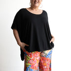 Find Your Flow Drape Top by KOBOMO Bamboo