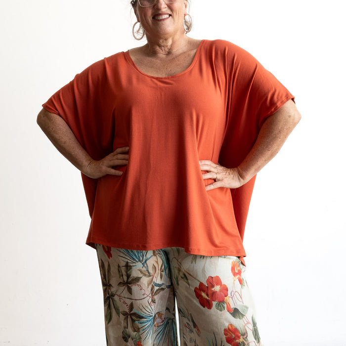 Find Your Flow Drape Top by KOBOMO Bamboo