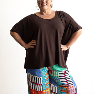 Find Your Flow Drape Top by KOBOMO Bamboo