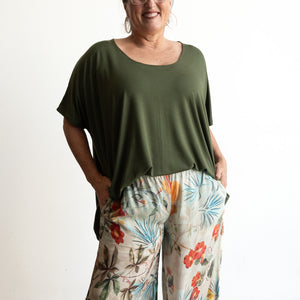 Find Your Flow Drape Top by KOBOMO Bamboo