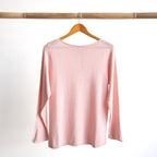 Fine Cotton Knit Long Sleeve Top by Orientique Australia - 1324
