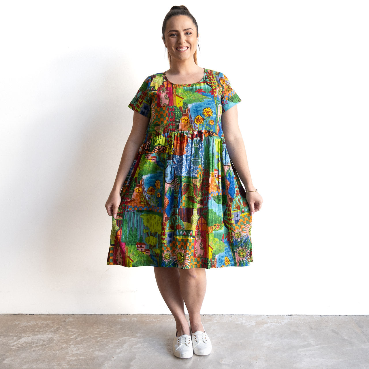 Flow Smock Dress - Le Moulin - 40273