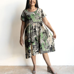 Flow Smock Dress by Orientique Australia - Nungwi - 20042