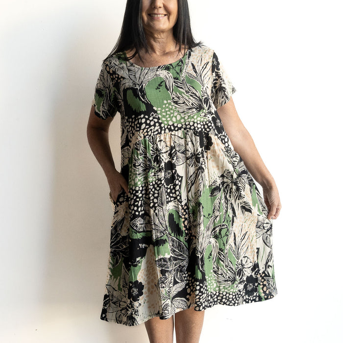 Flow Smock Dress by Orientique Australia - Nungwi - 20042