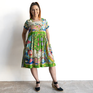 Flow Smock Dress by Orientique Australia - Sante Fe - 40166