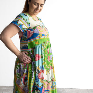 Flow Smock Dress by Orientique Australia - Sante Fe - 40166