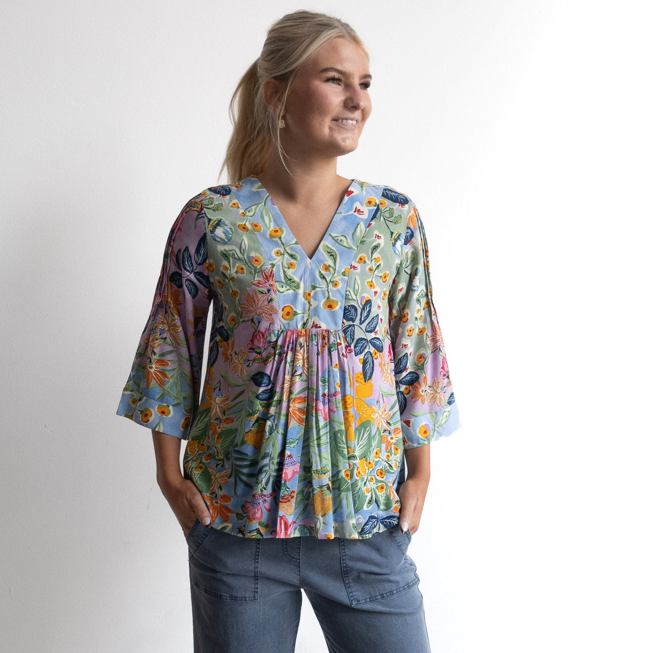 Folk Blouse - Sur Mer - 92191