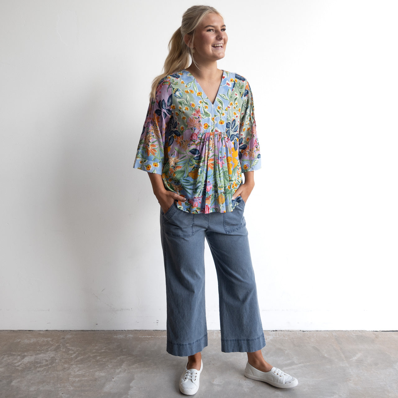 Folk Blouse - Sur Mer - 92191