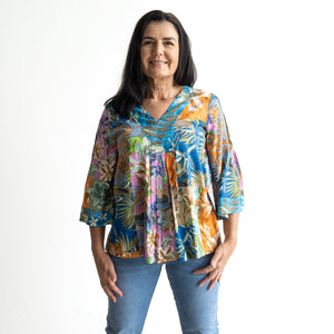 Folk Blouse by Orientique Australia - Miramar - 82214