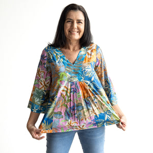 Folk Blouse by Orientique Australia - Miramar - 82214