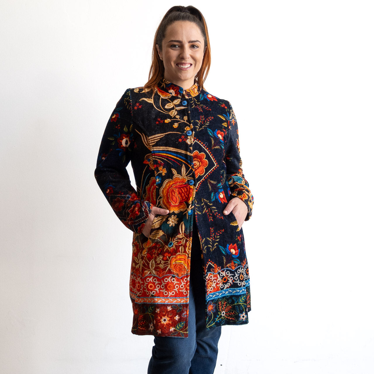 Gallery Coat by Orientique - Embroidery - 62812