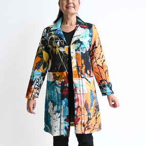 Gallery Coat Jacket by Orientique Australia - Blue Bayou - 62657