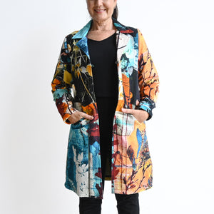 Gallery Coat Jacket by Orientique Australia - 62657 - Blue Bayou