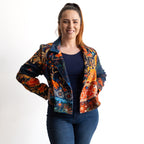 Gallery Cropped Blazer by Orientique - Embroidery - 62813