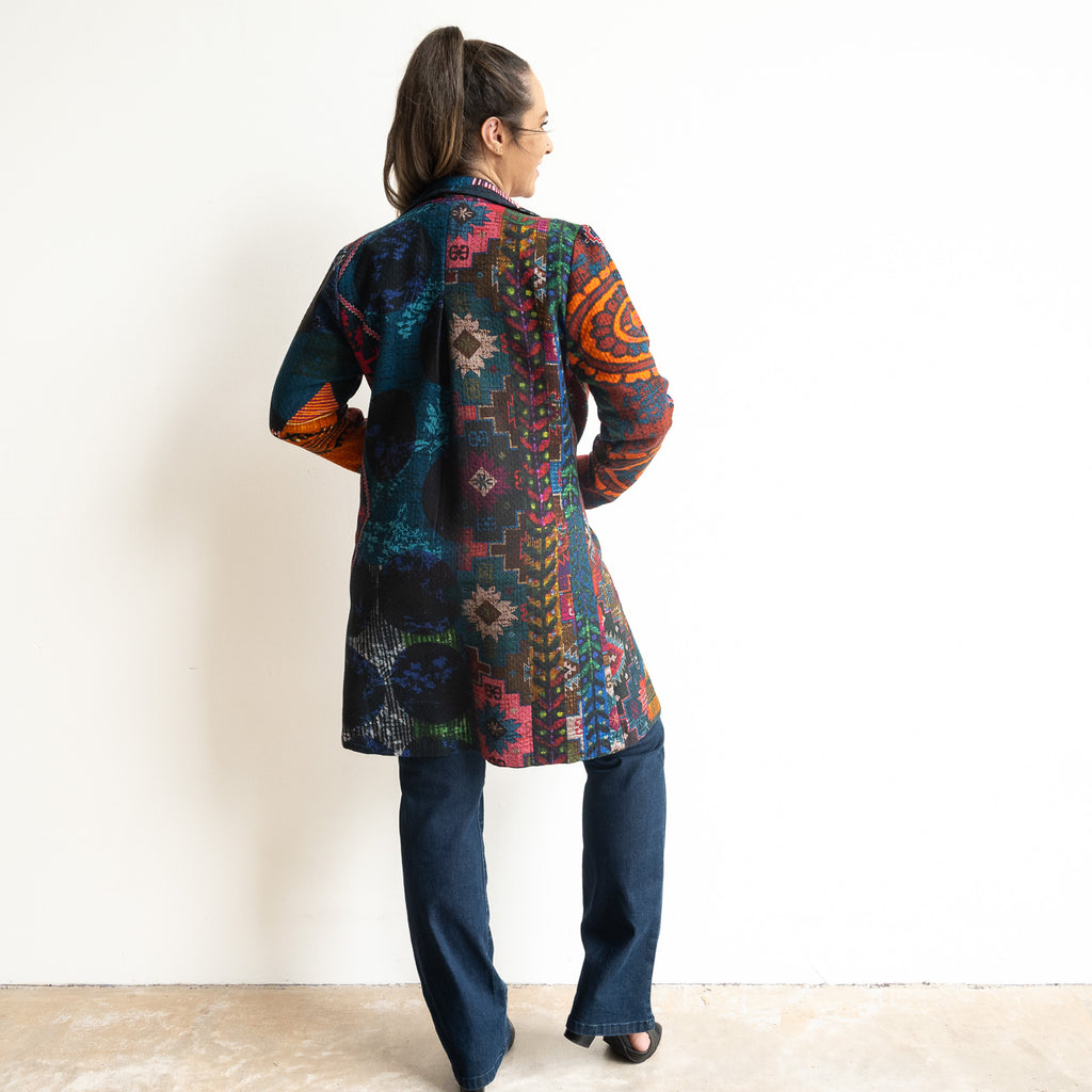 Gallery Coat Jacket by Orientique Australia - Mosaic - 62741