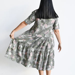 Garden Party Midi Dress by Orientique Australia - Protaras - 21051