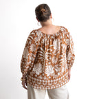 Gather Blouse - On & Off Shoulder - Hawaii