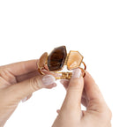 Geo Shapes Hinge Bangle