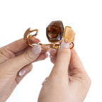 Geo Shapes Hinge Bangle