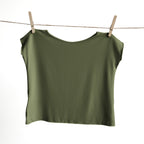 Girl's Square Cut T-shirt - 4 years to Tween by KOBOMO Bamboo